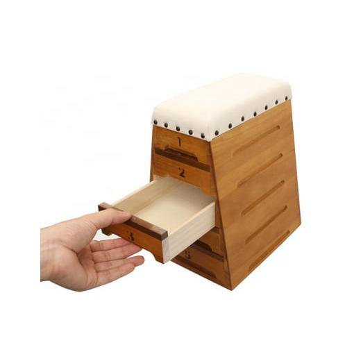 ふるさと納税 木工品・竹工品 広島県 府中市 TOBIcoBACO B6サイズ 引出5段 ／ ミニチュア 跳び箱 小物入れ 引き出し 工芸 広島県 No.447の画像