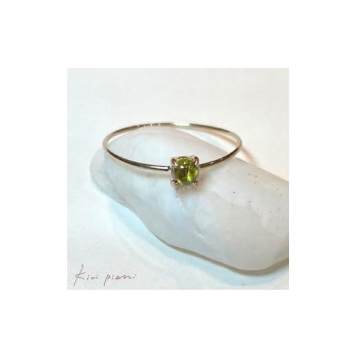 ふるさと納税 アクセサリー リング 神奈川県 相模原市 9号 天然石ジュエリー ペリドット k10(10金)リング 着日指定不可 9号