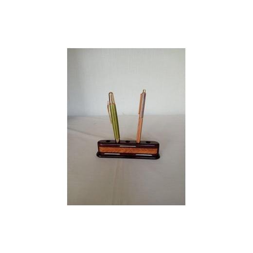 ふるさと納税 木工品・竹工品 奈良県 葛城市 紫檀 ペン立 ／ 奈良唐木工芸 工芸品 ペン インテリア 紫檀材 花梨材 錫 職人の技 奈良県 葛城市 kara009の画像