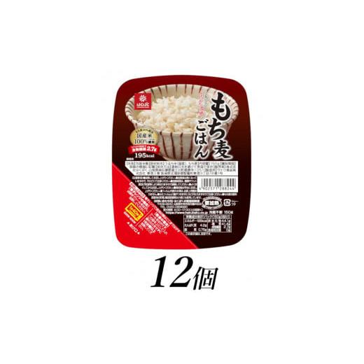 ふるさと納税 山梨県 南アルプス市 1-9-64はくばく もち麦ごはん 無菌パック 150gx12個