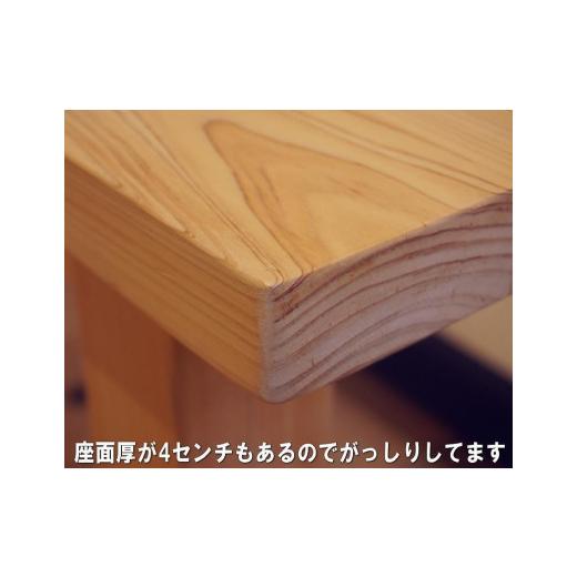家具 インテリア・寝具・収納 福岡県 大川市  幅120 奥行40 【花房】 高さ41 ヒノキベンチ120センチ幅
