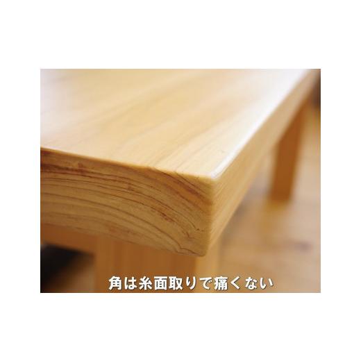 家具 インテリア・寝具・収納 福岡県 大川市  幅120 奥行40 【花房】 高さ41 ヒノキベンチ120センチ幅