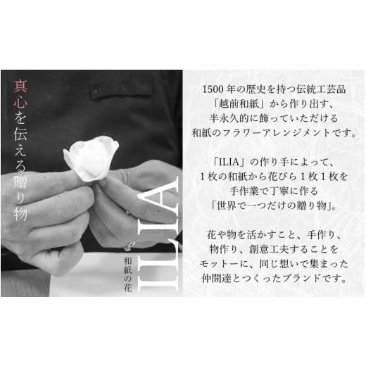 ふるさと納税 仏具・神具 福井県 越前町 越前和紙 榊（さかき）大「2本1対セット」天然素材使用 福井県 造花 神棚 お祀り お供え e51-b001の画像