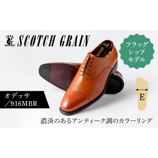ふるさと納税 ファッション 靴 東京都 墨田区 スコッチグレイン紳士靴「オデッサ」NO.916MBR 24.0cm   1363 24.0cm