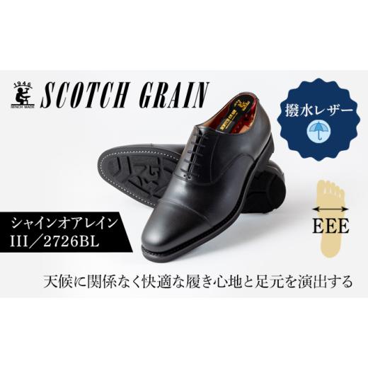 ふるさと納税 ファッション 靴 東京都 墨田区 スコッチグレイン紳士靴「シャインオアレインIII」NO.2726 24.5cm   1368 24.5cm