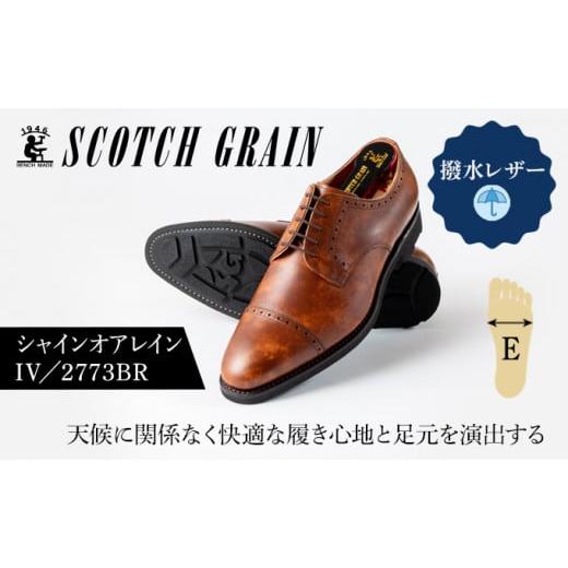 ふるさと納税 ファッション 靴 東京都 墨田区 スコッチグレイン紳士靴「シャインオアレインIV」NO.2773BR 25.5cm   1373 25.5cm