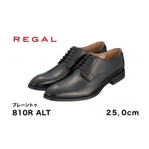 ふるさと納税 ファッション 靴 新潟県 加茂市 REGAL 810R ALT プレーントゥ ブラック 25.0cm リーガル ビジネスシューズ 革靴 紳士靴 メンズ 25.0cm
