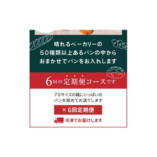 ふるさと納税 米・パン 総菜パン 鹿児島県 奄美市 晴れるベーカリー おまかせ パンセット定期便 〜6ヶ月コース〜　A032-T02