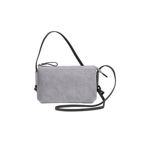 ふるさと納税 カバン ショルダーバッグ 兵庫県 豊岡市 豊岡鞄 TUTUMU スエード Osanpo Wallet(S3101)ミックスグレー ミックスグレー