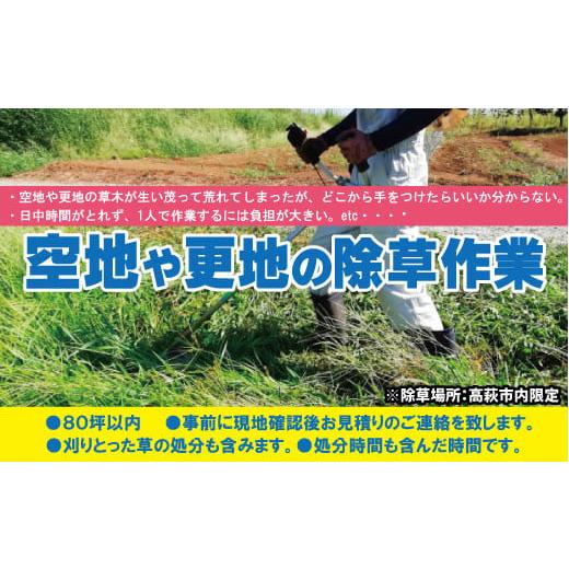 ふるさと納税 茨城県 高萩市 空き地の除草作業[除草場所:高萩市内限定]