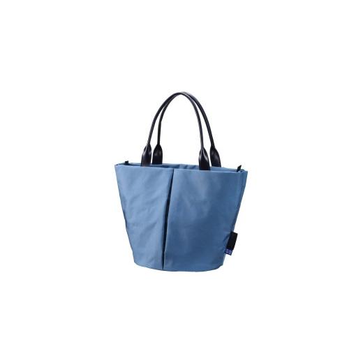 ふるさと納税 カバン トートバッグ 兵庫県 豊岡市 豊岡鞄　For The Blue Marche Tote M （Oブルー） オーシャンブルーの画像