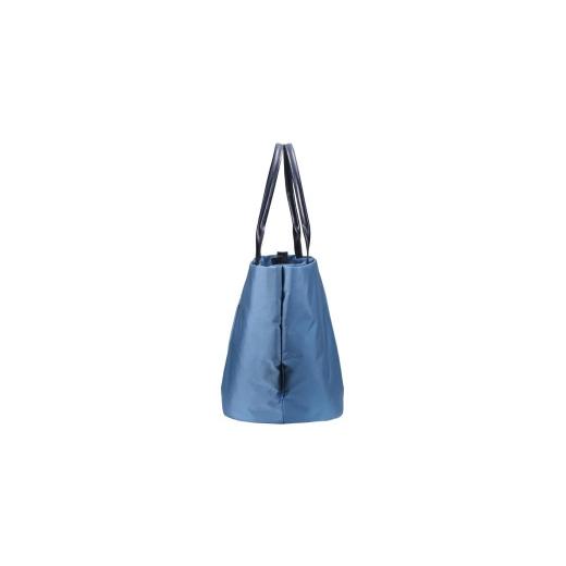 ふるさと納税 カバン トートバッグ 兵庫県 豊岡市 豊岡鞄　For The Blue Marche Tote M （Oブルー） オーシャンブルーの画像