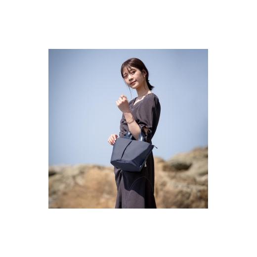 ふるさと納税 カバン トートバッグ 兵庫県 豊岡市 豊岡鞄　For The Blue Marche Petit （Dブルー） ディープブルーの画像
