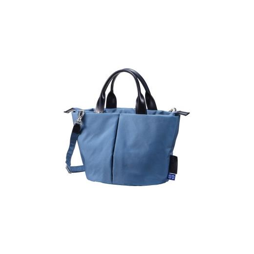 ふるさと納税 カバン トートバッグ 兵庫県 豊岡市 豊岡鞄　For The Blue Marche Petit （Oブルー） オーシャンブルーの画像