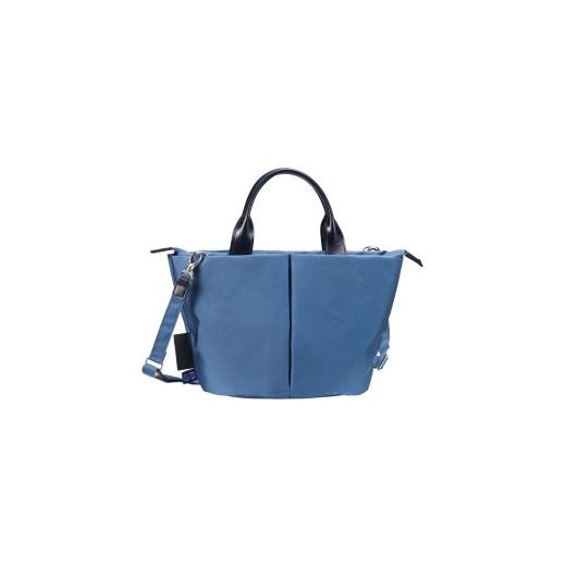 ふるさと納税 カバン トートバッグ 兵庫県 豊岡市 豊岡鞄　For The Blue Marche Petit （Oブルー） オーシャンブルーの画像