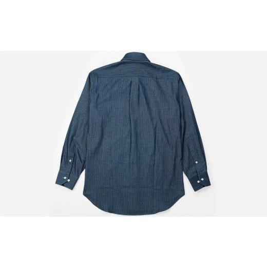 ふるさと納税 服 男 岡山県 倉敷市  39サイズ・ボタンダウン inBlue デニムシャツ (KN6400BL) (旧ロゴマークを使用) デニム デニムスーツ デニムシャツ オリジ…の画像