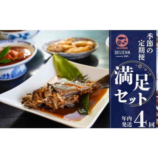 ふるさと納税 惣菜・レトルト 冷凍 山口県 宇部市 DELICHA 満足セット 季節の定期便(年4回発送)