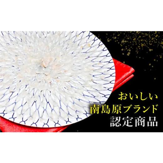 ふるさと納税 フグ 長崎県 南島原市 長崎県産 とらふぐ刺身と鍋セット3人前 ／ ふぐ フグ 河豚 トラフグ ふぐ刺し ／ 南島原市 ／ 大和庵 SCJ007の画像