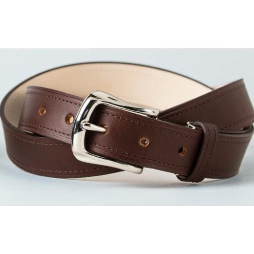 ふるさと納税 小物 東京都 台東区 Alt81 国内産オリジナルレザーを使用したメンズベルト (カラー:ダークブラウン) ダークブラウン