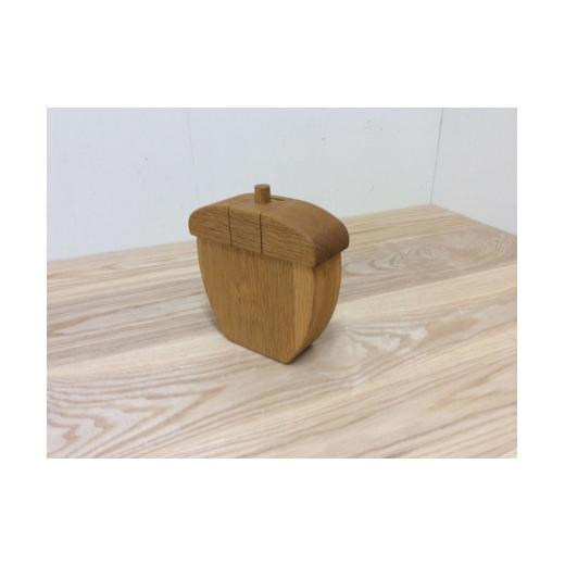 ふるさと納税 雑貨・日用品 神奈川県 座間市 どんぐり貯金箱｜どんぐり 木 貯金 ナチュラル 天然素材 工芸 工芸品 神奈川県 座間市 着日指定不可_2