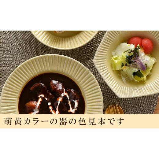 ふるさと納税 食器・グラス 皿 佐賀県 有田町 有田焼 乃利陶窯 五臓六腑が喜ぶ もえぎ 萌黄鎬彫19.5cm多用鉢 A24-60_5