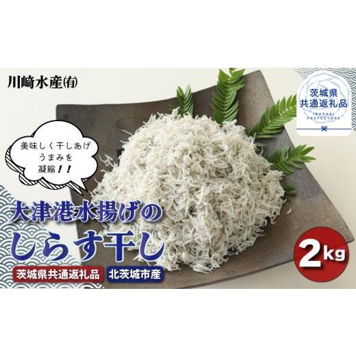 ふるさと納税 魚貝類 しらす 茨城県 鉾田市 大津港水揚げのしらす干し　2kg（茨城県共通返礼品／北茨城市産）_1