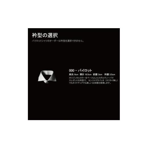ふるさと納税 服 男 和歌山県 和歌山市 decollouomo メンズパイロットシャツ オーダーメイド DJS-001XX（ビッグサイズ：バスト120cm・裄丈87cm以上）の画像