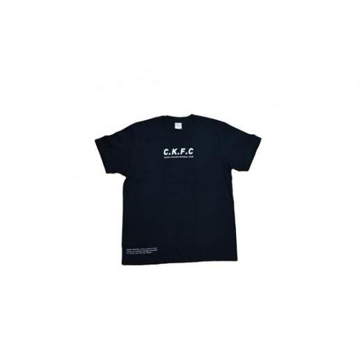 ふるさと納税 服 埼玉県 川越市 黒・Lサイズ 川越からJリーグへ。CKFCオリジナルTシャツ1枚 / サッカー ユニフォーム 埼玉県 Lサイズ