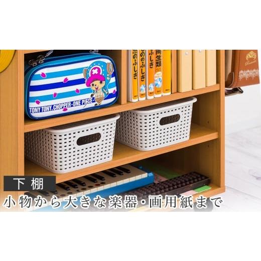 ふるさと納税 木工品・竹工品 和歌山県 海南市 ランドセルラック 2人用 キャスター付き ナチュラル avd101102201の画像