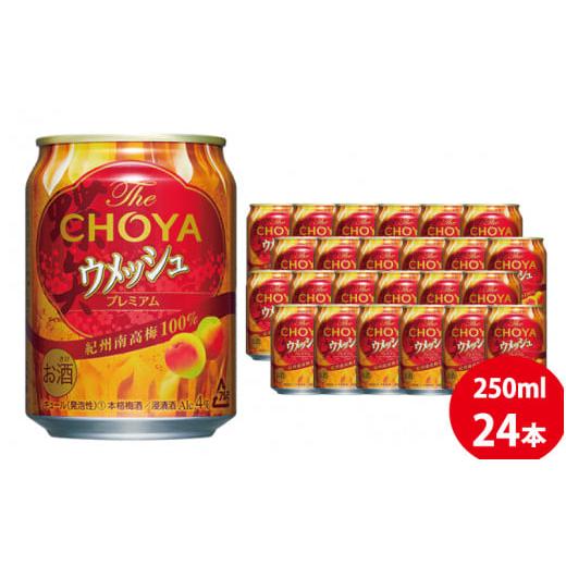 ふるさと納税 お酒 リキュール 和歌山県 すさみ町 チョーヤ The CHOYA ウメッシュプレミアム 250ml×24本(1ケース)/梅酒 梅 ウメ お酒 リキュール 酒 紀州 和…