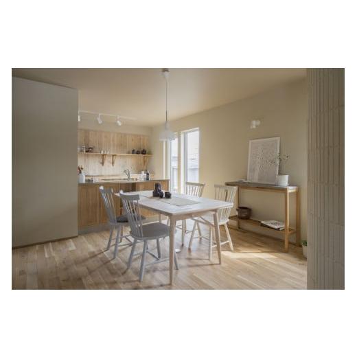 ふるさと納税 家具 北海道 東川町 〈北の住まい設計社〉Lilla Aland_LA-1012_WH （リッラ・オーランド）(ホワイト色) 高島屋選定品 99000084の画像