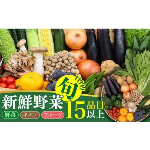 ふるさと納税 セット・詰合せ 長崎県 南島原市 野菜・フルーツ・キノコ詰め合わせ 15品目以上 / 野菜 やさい フルーツ ふるーつ 果物 くだもの きのこ キノコ…