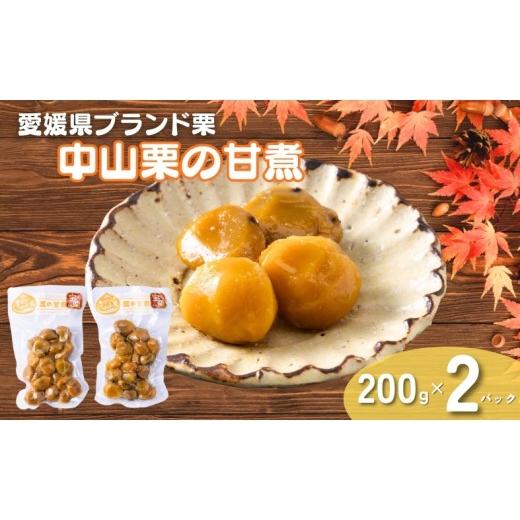 ふるさと納税 加工品等 愛媛県 伊予市 中山栗 栗の甘煮 200g×2パック セット 真空包装 ゆうパケット便 栗 愛媛 数量限定 お正月 年越し 迎春 お年賀 手作り …