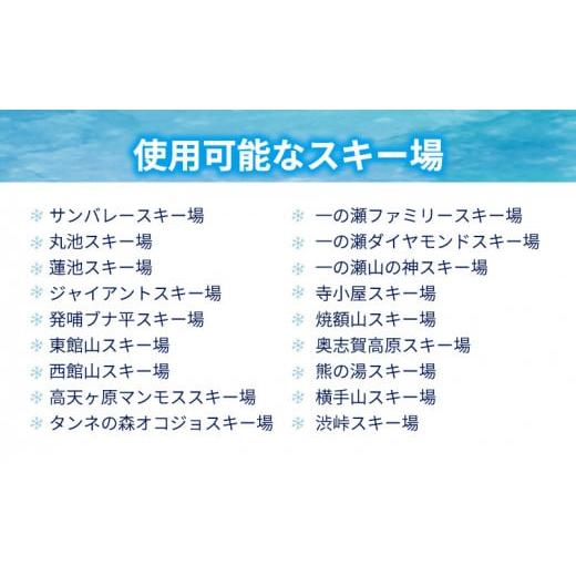 【新入荷】 ふるさと納税 長野県 山ノ内町 志賀高原スキー場共通リフト券　10日券 【O3669316810】(129250円)