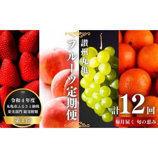 ふるさと納税 果物の詰合せ 香川県 丸亀市 絶品フルーツの定期便 -旬の果実便り- 12ヶ月 讃州丸亀 定期便 フルーツ セット 詰め合わせ 小原紅早生みかん いち…_1