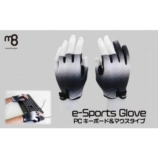 ふるさと納税 香川県 さぬき市 e-Spors Glove PCキーボード&マウスタイプ(サイズ L × カラー:ブラック) サイズ:L / カラー:ブラック
