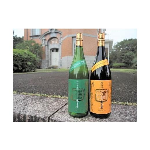 ふるさと納税 福岡県 八女市 【ギフト用】限定流通【喜多屋・蒼田　特純・純米セット】 