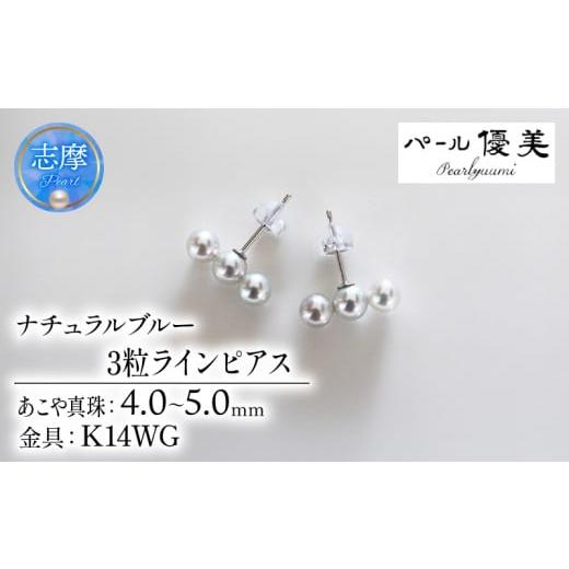 ふるさと納税 アクセサリー ピアス 三重県 志摩市 真珠 ピアス 4mm 〜 5mm K14 ホワイトゴールド アクセサリー パール 三重県 伊勢志摩 志摩市 母の日 ホワイ…