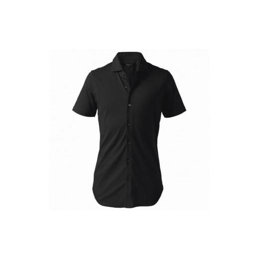 ふるさと納税 服 男 和歌山県 和歌山市 DJS-004 decollouomo メンズドレスシャツ半袖(生地/コンコルド)スモーキーブラック/XLサイズ スモーキーブラック/…