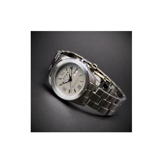 ふるさと納税 小物 長野県 岡谷市 腕時計 クオーツ式 SPQR masterpiece dd ステンレス無垢バンド (文字盤:アイボリー) 腕時計 時計 ブランド SPQR スポー…