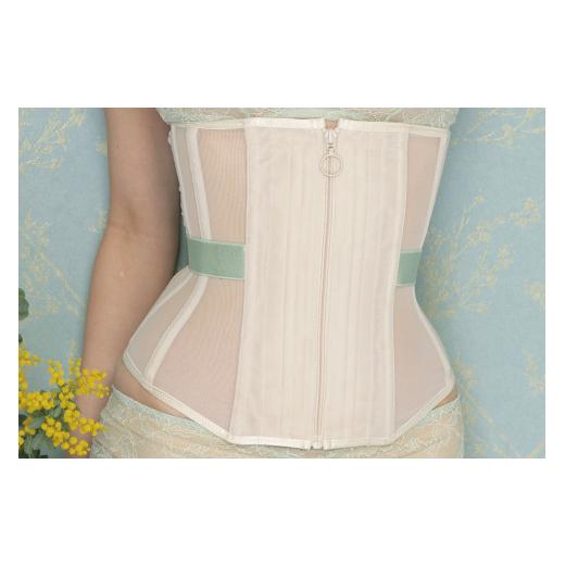 ふるさと納税 ファッション 千葉県 君津市 君津市製 Enchanted corset シルフィード 色：ミモザリーフ Mサイズ 日本製 コルセット | 元鈴木さん 元鈴木 コル…_2