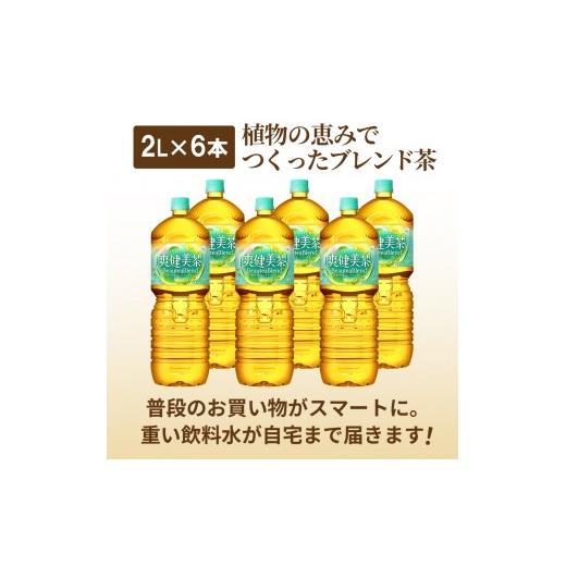ふるさと納税 お茶類 北海道 恵庭市 『定期便：全4回』爽健美茶2L×6本 | 爽健美茶 お茶 ハトムギ カフェインゼロ ノンカフェイン ブレンド茶 そうけんびちゃ …の画像