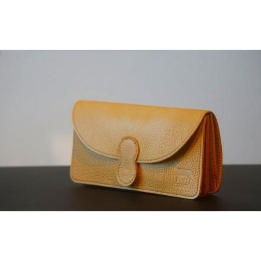 ふるさと納税 財布 東京都 墨田区 RIPS(野生鹿革レディース向け財布) YB(イエローベージュ)   1383 イエローベージュ