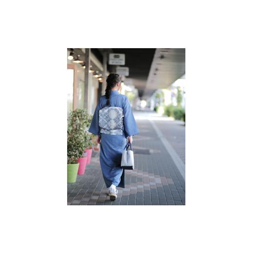 ふるさと納税 織物・繊維品 京都府 京都市  たゆたふ 30秒で着られる色無地 袷 六花（ROCCA）（薄紫 Ｌサイズ） 薄紫　Ｌサイズ_7