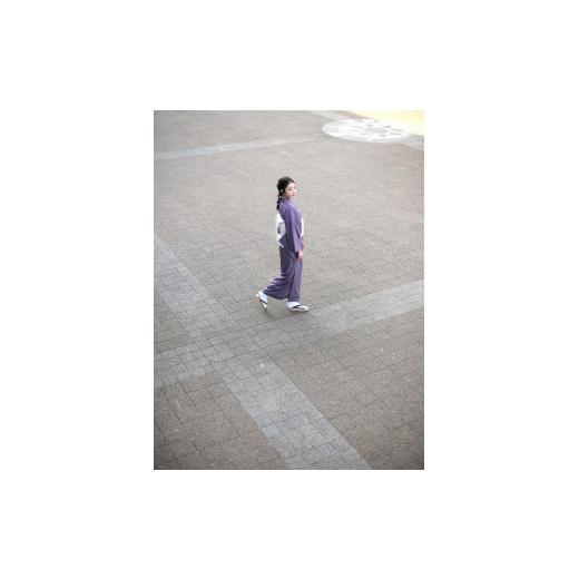 ふるさと納税 織物・繊維品 京都府 京都市  たゆたふ 30秒で着られる色無地 袷 六花（ROCCA）（薄紫 Ｌサイズ） 薄紫　Ｌサイズ_8
