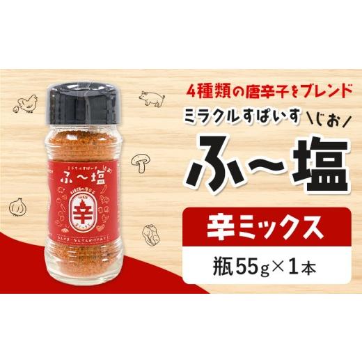 ふるさと納税 塩・だし ハーブ・風味付き 熊本県 菊池市 塩 ミラクルすぱいす ふ〜塩 辛ミックス 瓶×1本 株式会社KIYORAきくち [90日以内に出荷予定(土日祝…