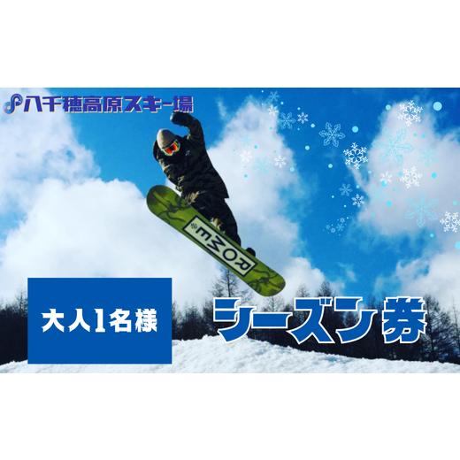 ふるさと納税 スキーチケット 長野県 佐久穂町 2025-2026シーズン 八千穂高原スキー場 シーズン券 大人1名様[AD-110-03] 大人1名