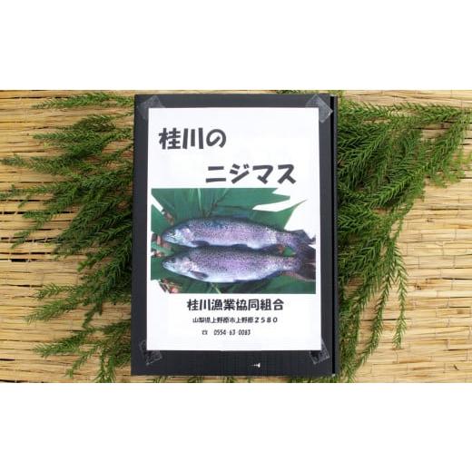 ふるさと納税 川魚 山梨県 大月市 山梨県産　桂川の冷凍ニジマス　計:約2.2kg(約20〜22尾)