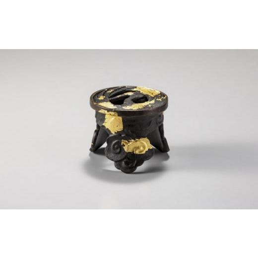 ふるさと納税 金工品 石川県 - 茶の湯釜 雲鶴蓋置