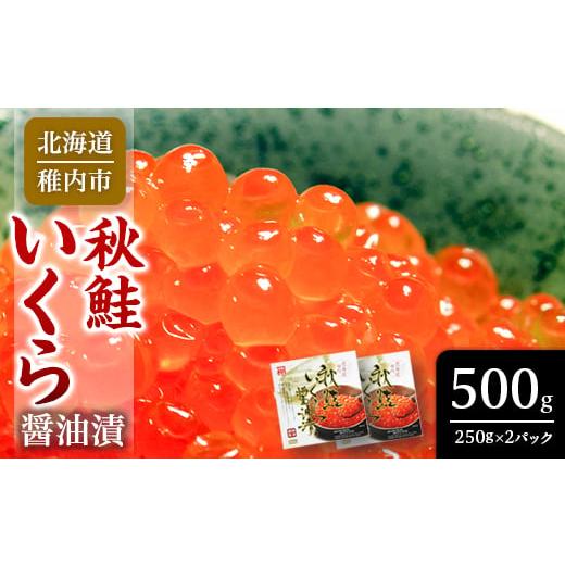 ふるさと納税 北海道 稚内市 [ 北海道 稚内産 ] 秋鮭 いくら 醤油漬 500g ( イクラ丼 海鮮丼 に!)